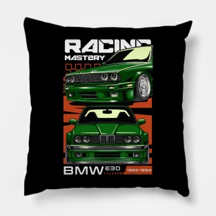 BMW E30 Racing Mastery Pillow