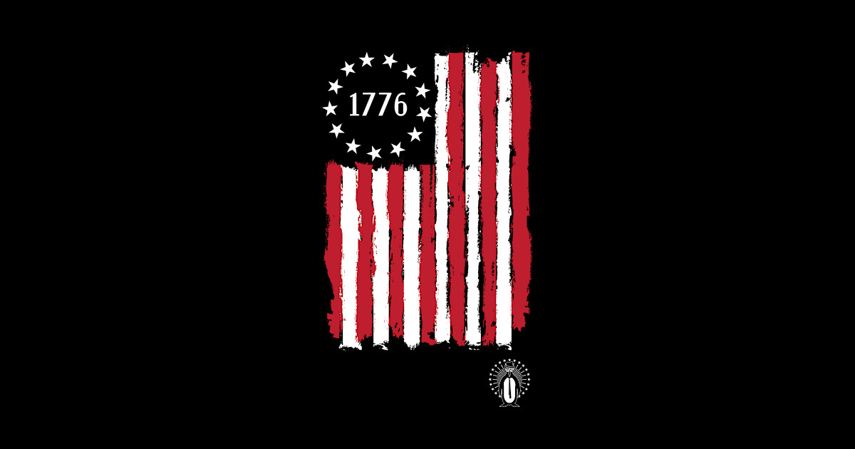 1776 Flag - Independence Day - Sticker | TeePublic