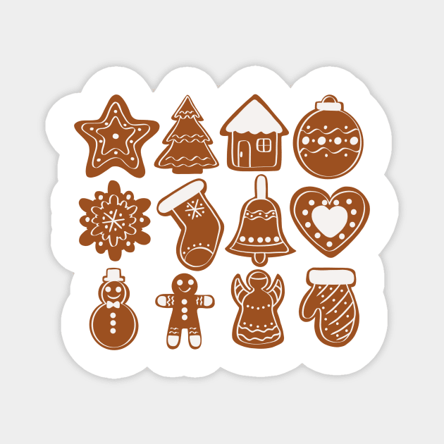 Cristmas cookies Magnet by Liseevna