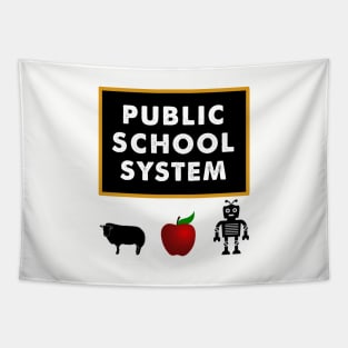 Public School System - Education Gift for Teacher or Student- Tapestry