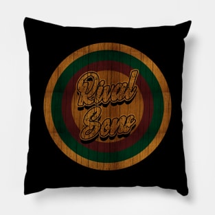 Circle Retro Rival Sons Pillow