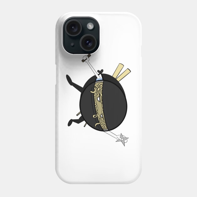 Ninja Noodle Soup Phone Case by Nightgong