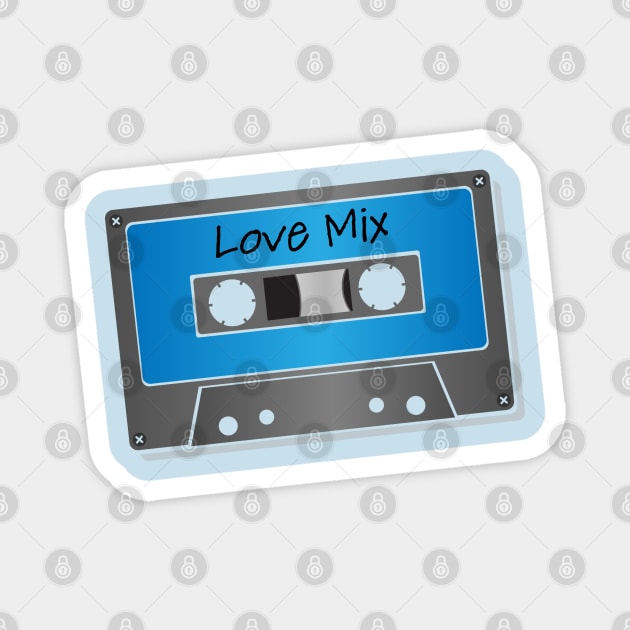 Love Mix Tape Magnet by justSVGs