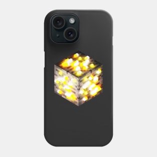 Block Golden Ore 3D Phone Case