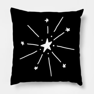 star (black) Pillow