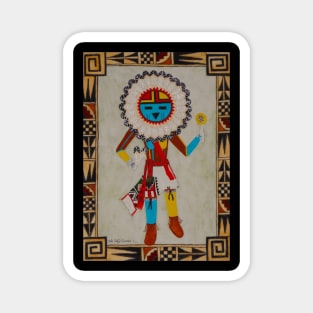 Sunface Kachina Magnet