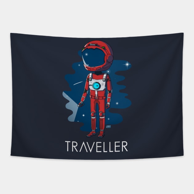 No Man's Sky | Traveller Tapestry by Joabit Draws