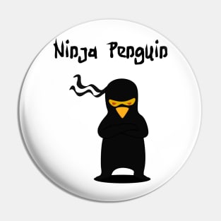 Cute Cartoon Ninja Penguin Pin