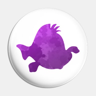 Fish Inspired Silhouette Pin