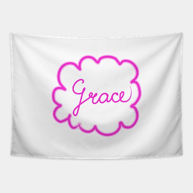 Grace. Female name. Tapestry by grafinya