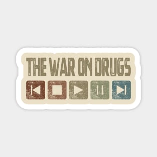 The War On Drugs Control Button Magnet