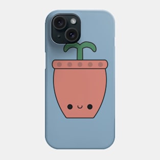 Cute Kawaii Sprout In A Pot Phone Case