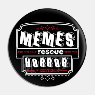 Vintage meme [red] Pin