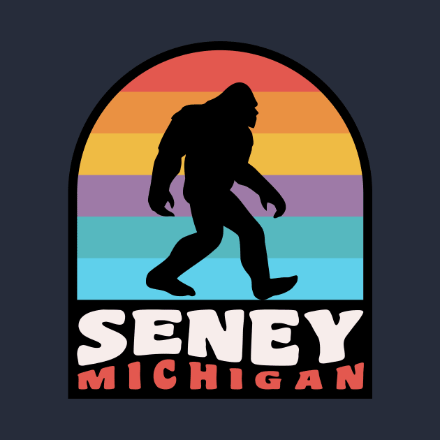 Seney Michigan Upper Peninsula Bigfoot Sasquatch by PodDesignShop