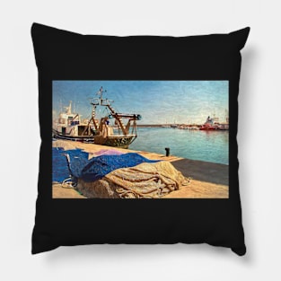 The Quayside at Garrucha Pillow