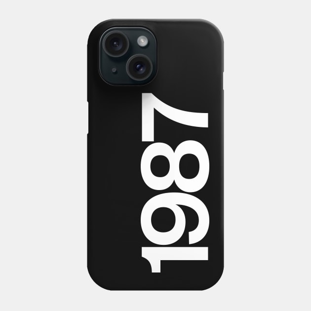 1987 Phone Case by Monographis