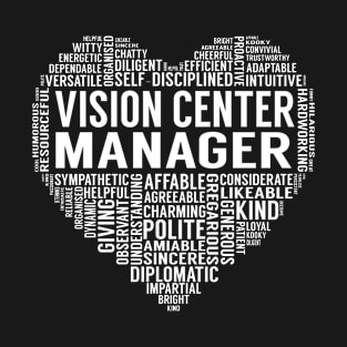 Vision Center Manager Heart T-Shirt