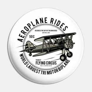 Aeroplane Rides Pin