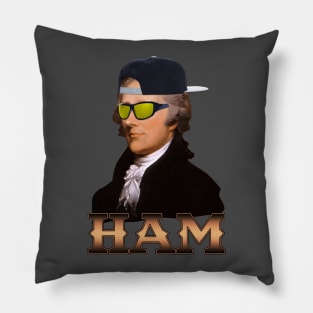 Alexander 'HAM' Hamilton by Basement Mastermind Pillow