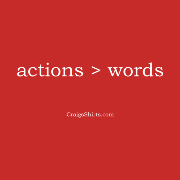 actions words