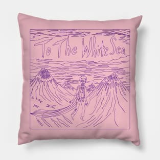 To the White Sea - Artwork (Purple) Pillow