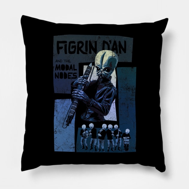 Figrin D'an - Vintage style Pillow by VinylCountdown