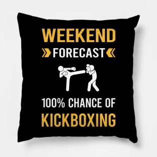 Weekend Forecast Kickboxing Pillow