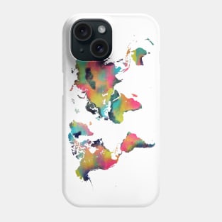 world map pastels Phone Case