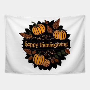 Happy Thanksgiving Greetings Tapestry