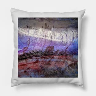 Mixed Media Abstract 2 Pillow