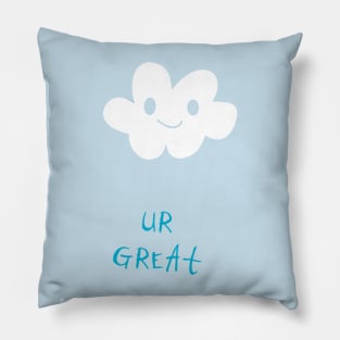 Cloud Happy Smile Pillow