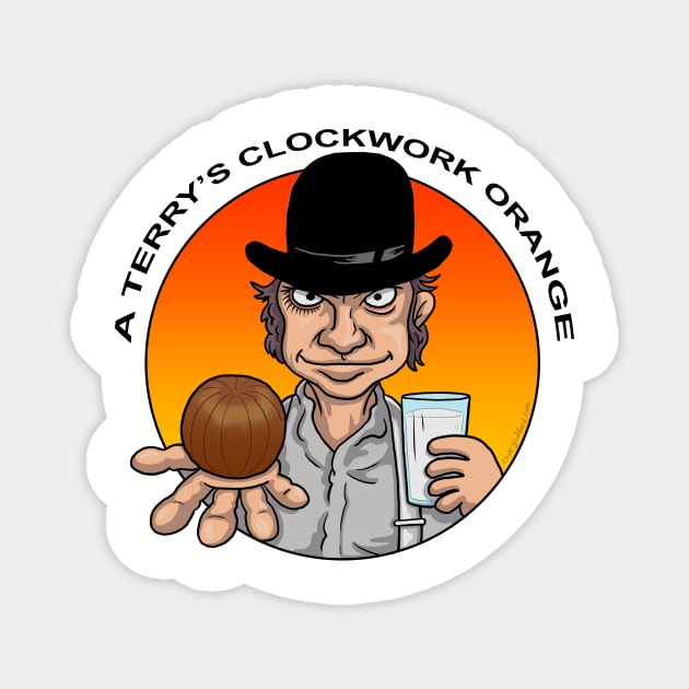 A Terry's Clockwork Orange Magnet by GODDARD CREATIVE