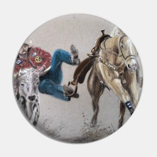 Steer Wrestling Pin