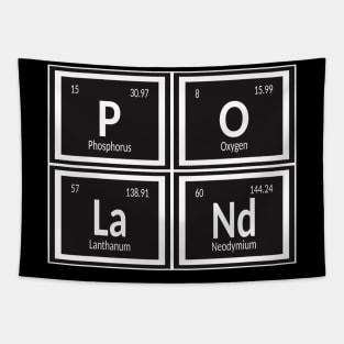 Poland | Periodic Table of Elements Tapestry