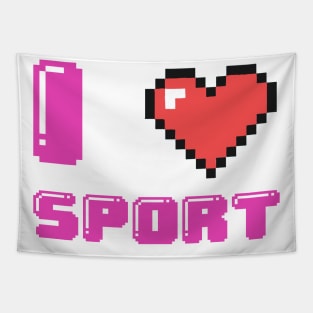 I Love Sport Tapestry