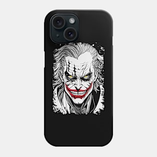 Mirthful Madness: A Joker Sketch Phone Case