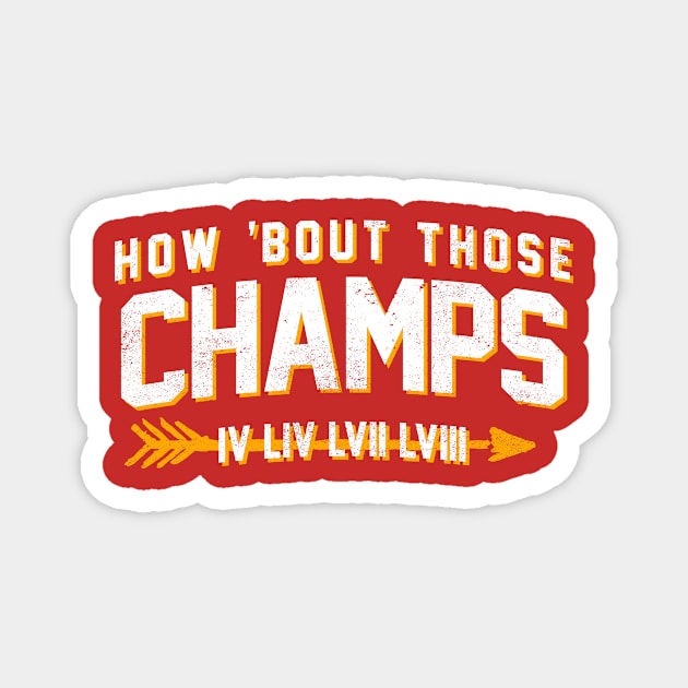 how bout those champs Magnet by fansascityshop