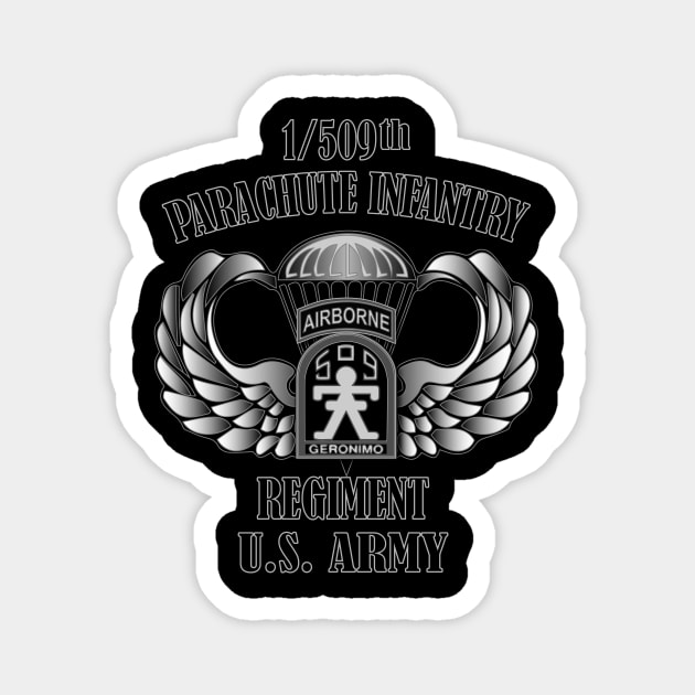 1st/509th Parachute Infantry Regiment Magnet by Relaxed Lifestyle Products