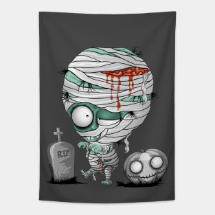 Zombie Mummy Baby Monster Halloween Character Tapestry
