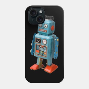 Robot tin toy Phone Case