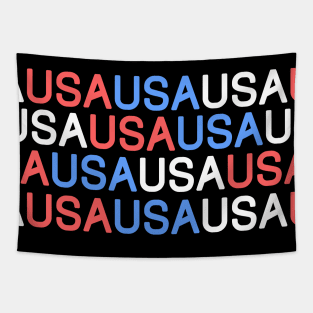 USA 4th of July Tapestry