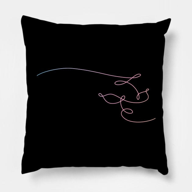 Love Yourself: Tear - Y version Pillow by ZeroKara