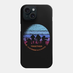 Splinter Quotes in retro bg Phone Case