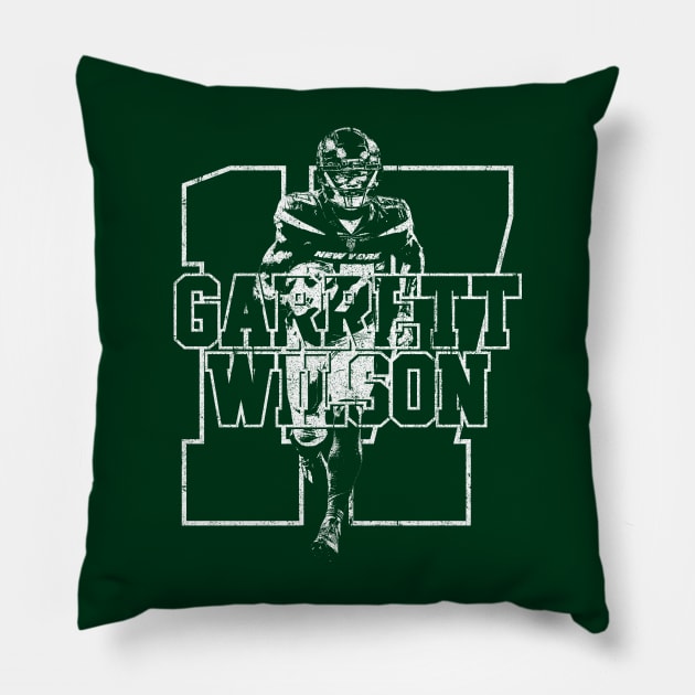 Garrett Wilson Pillow by huckblade