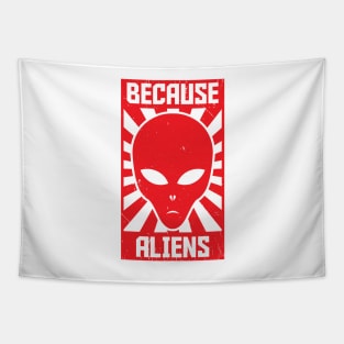 Because Aliens Tapestry