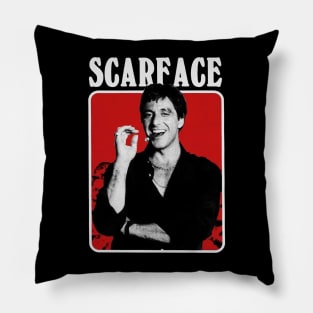 Vintage Scarface 1983 Crime Pillow