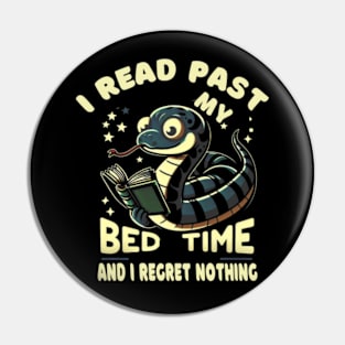 Reptilian Reader's Regret Pin