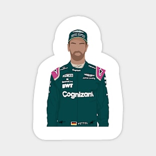 Sebastian Vettel for Aston Martin F1 team 2021 Magnet