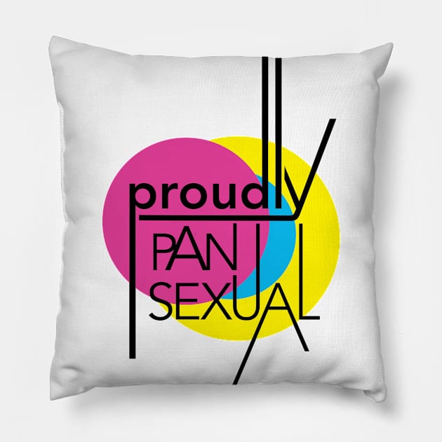 Proudly Pansexual Pillow by inSomeBetween