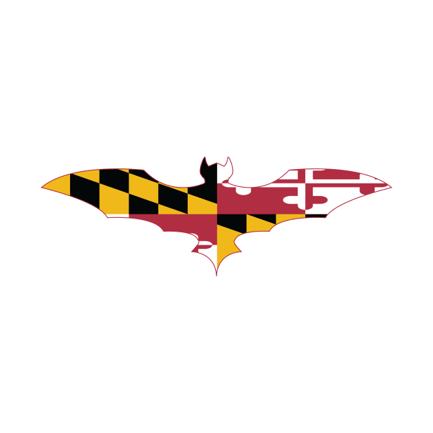 Maryland Bat Flag by Wickedcartoons